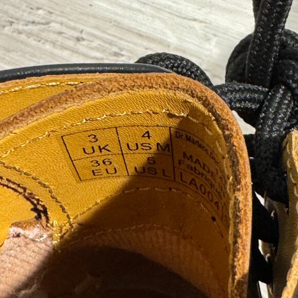 Dr Doc Martens 1461‎ Airwair Retro Vintage Smooth Leather Oxford men shoe size 4 - Picture 9 of 9